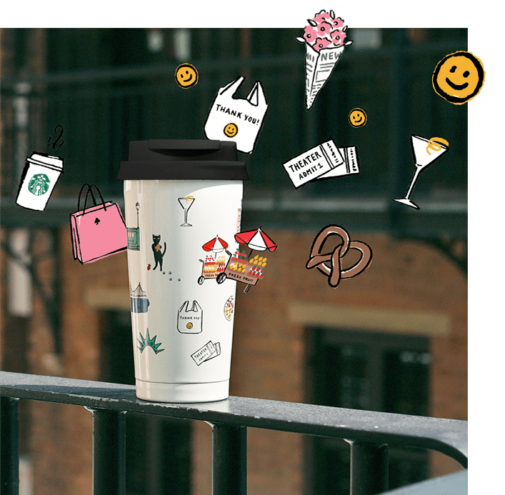 Starbucks® X Kate Spade New York Collection Brings Color and Joy into Cafés  this Spring : Starbucks Stories Asia