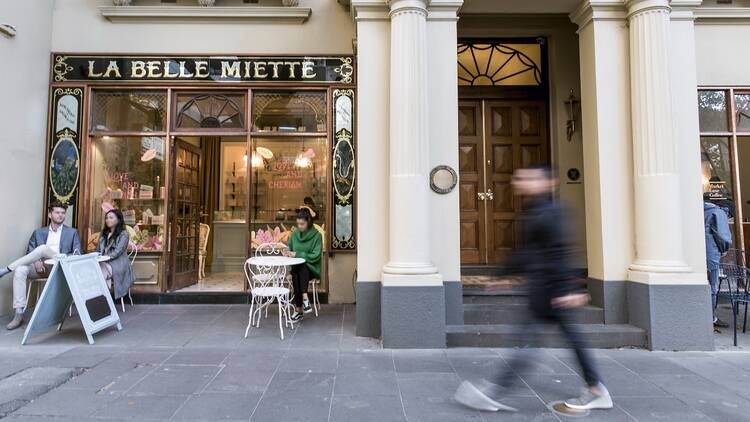 La Belle Miette café in Collins Street, Melbourne