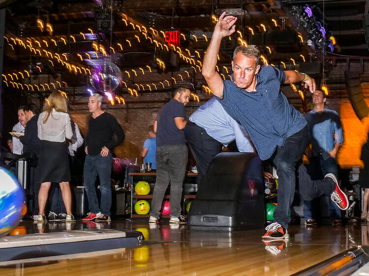 Play and dance at Brooklyn Bowl