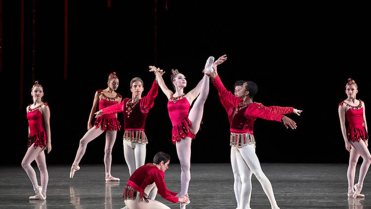 New York City Ballet's Mira Nadon in Rubies from Jewels