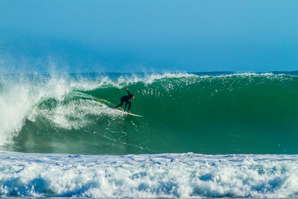 Catch some surf on Manu Bay, New Zealand, this autumn
