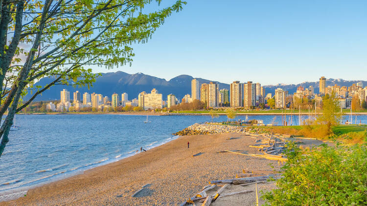 Kitsilano Beach in Vancouver, Canada