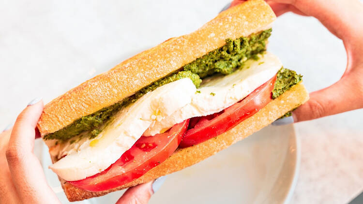 Vegan Sandwich Pesto (Mille Nonne)