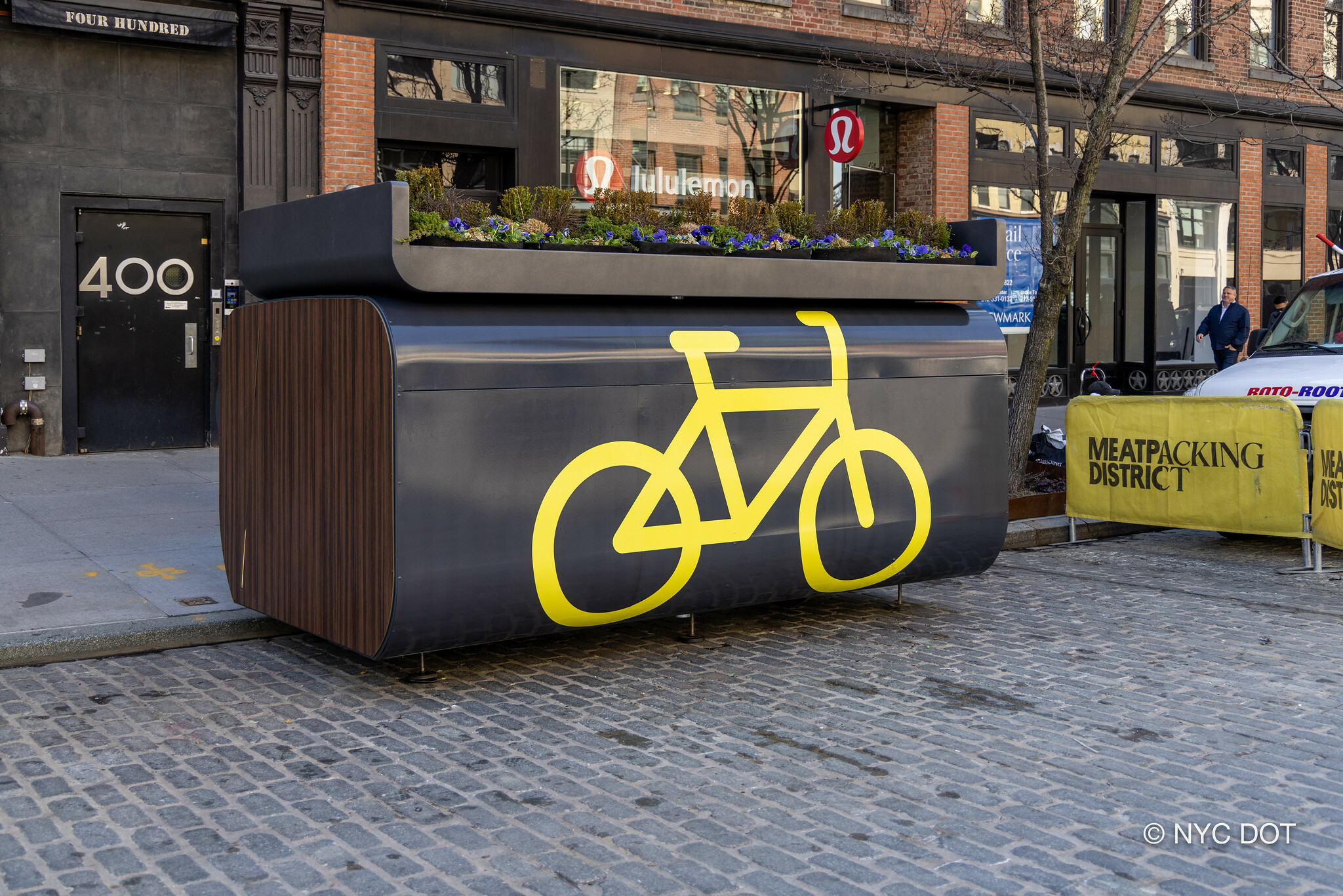 Awesome bike parking pods are popping up all over NYC