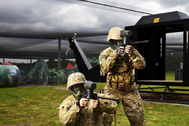 Book in for a paintball session at Sniper's Den in Moorabbin