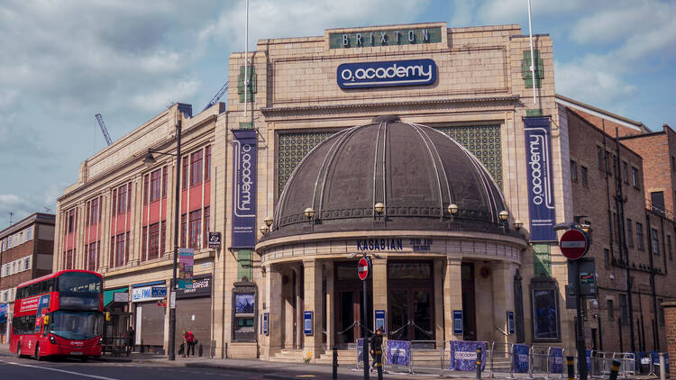 LONDON- AUGUST, 2018: Exterior of O2 Academy Brixton, a leading London music venue near the centre of Brixton, south west London