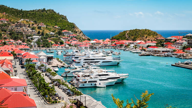 The island paradise of St Barts in the Caribbean