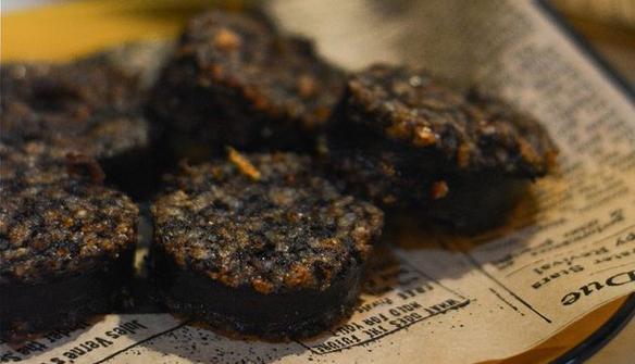 Morcilla de Burgos frita del Bar Malos