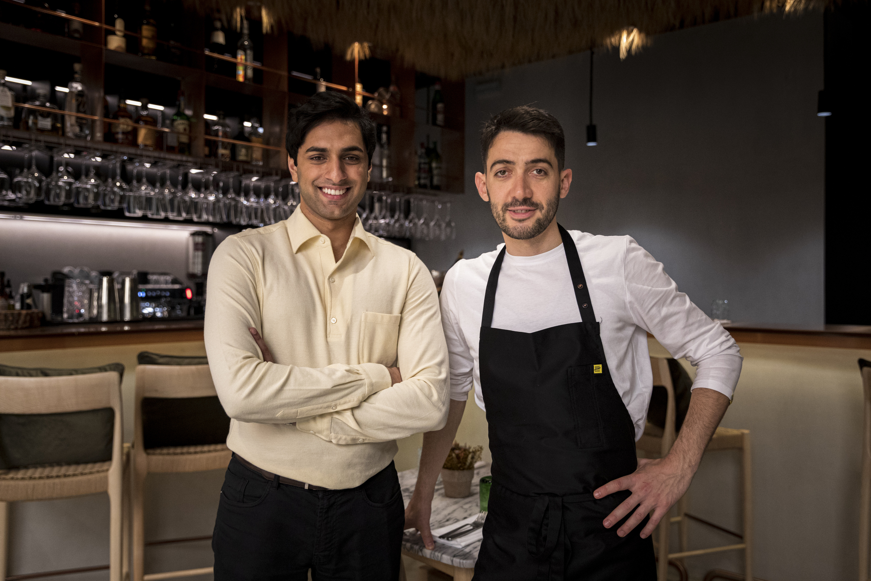 Alykhan Popat e chef Silvio Armanni