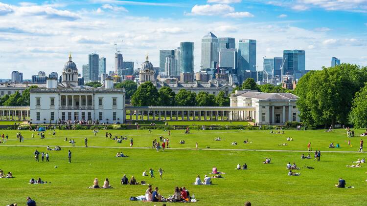 A sunny London park