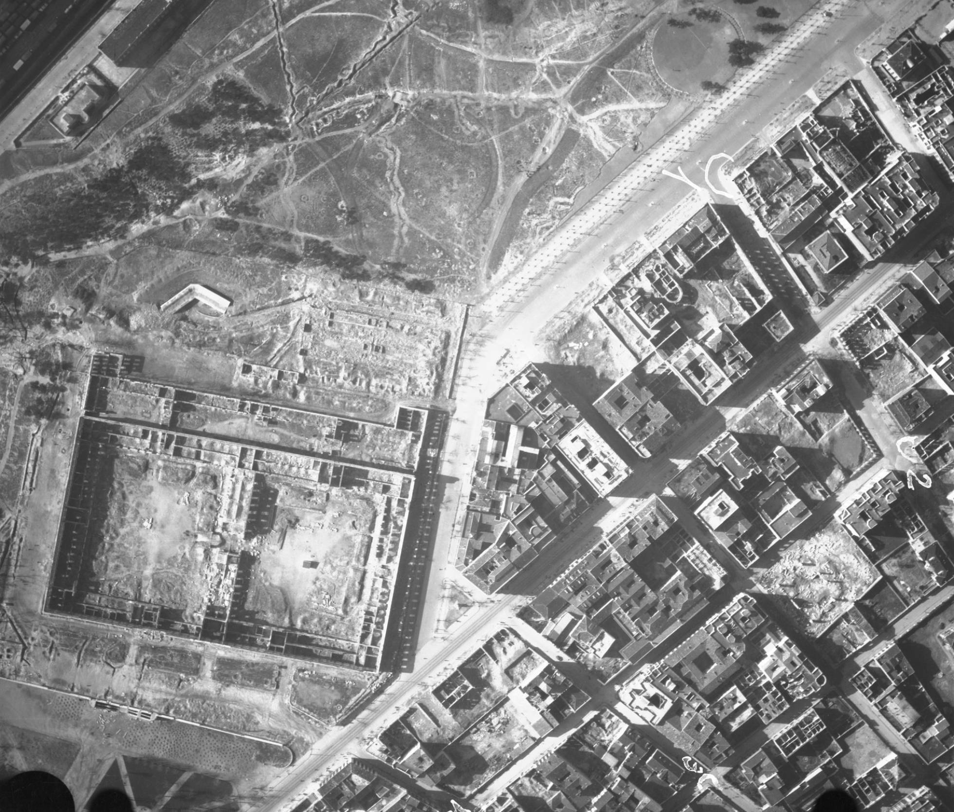 Imagen tomada en 1941, tras la Guerra Civil (Aytto Madrid).