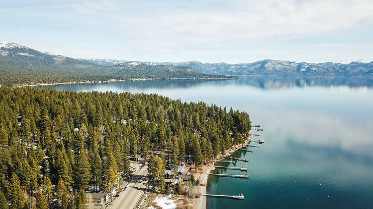 The changing of seasons at Lake Tahoe