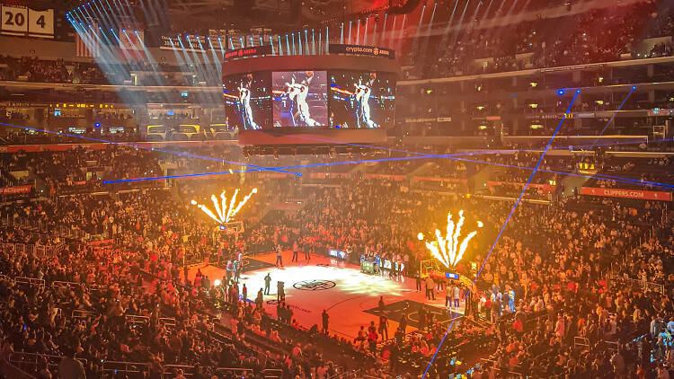 Cheer on the home team at L.A. Live