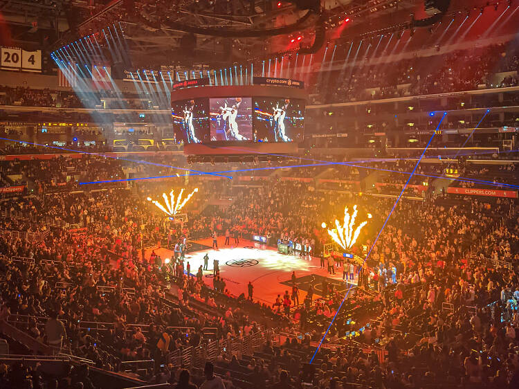 Cheer on the home team at L.A. Live