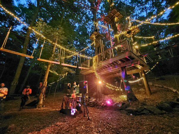 Go zip lining in a glow-in-the-dark park on Long Island next month