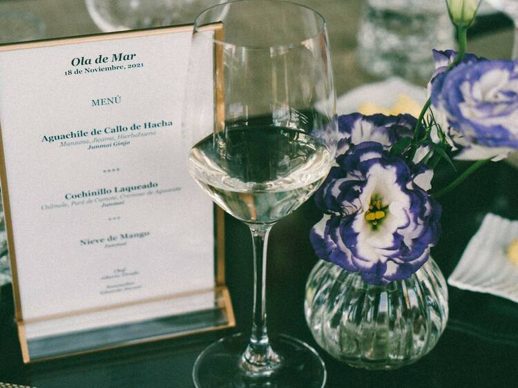 Menú maridaje con sake mexicano en el Restaurante Diana