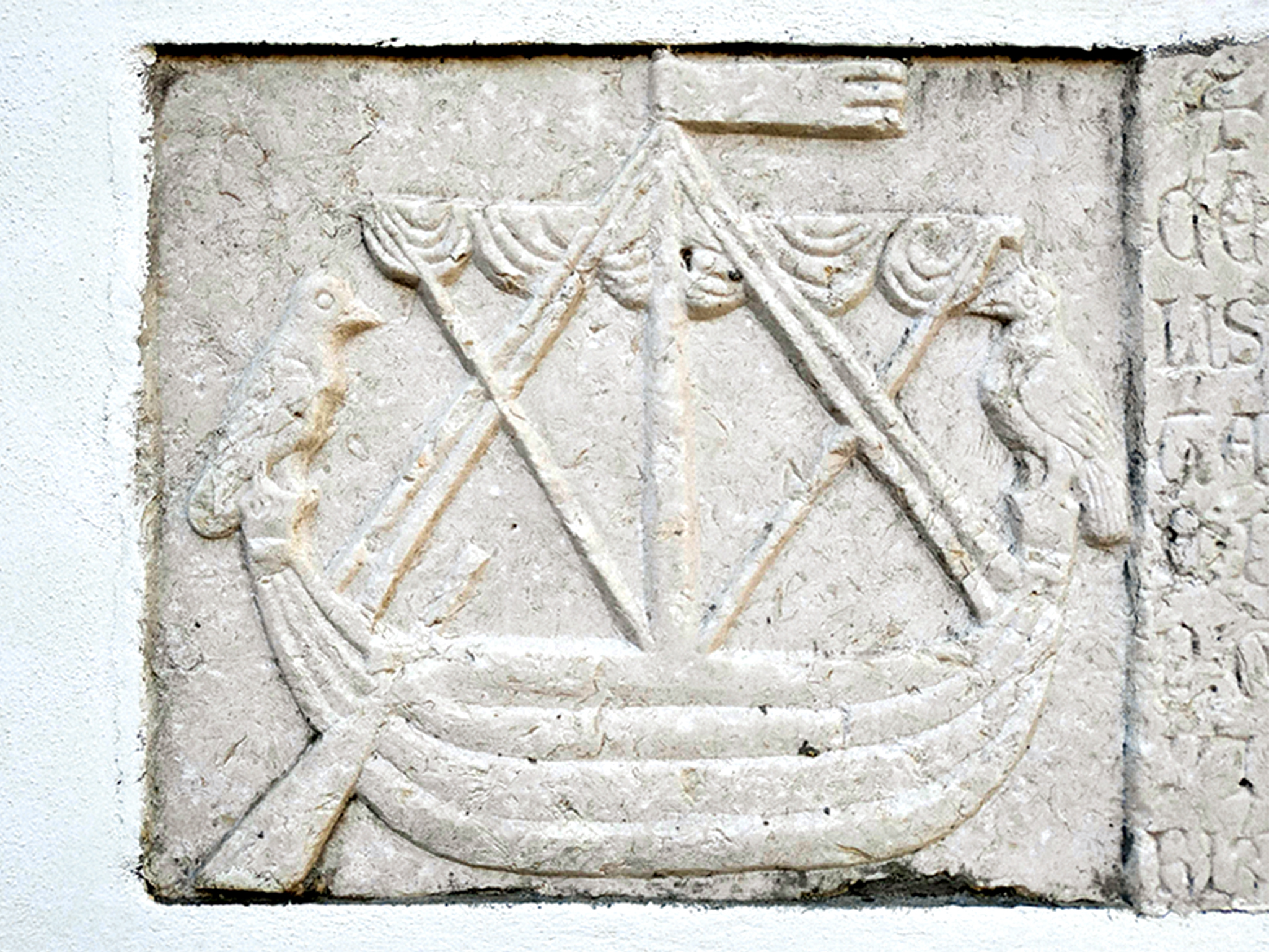 Mosaico com Barco, Lisboa, Chafariz de Andaluz (1374)