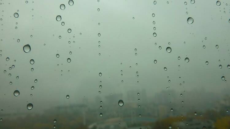 La lluvia vuelve a Madrid. 