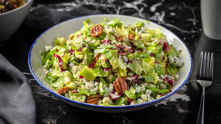 Chopped salad at The Listening Room at The Exchange