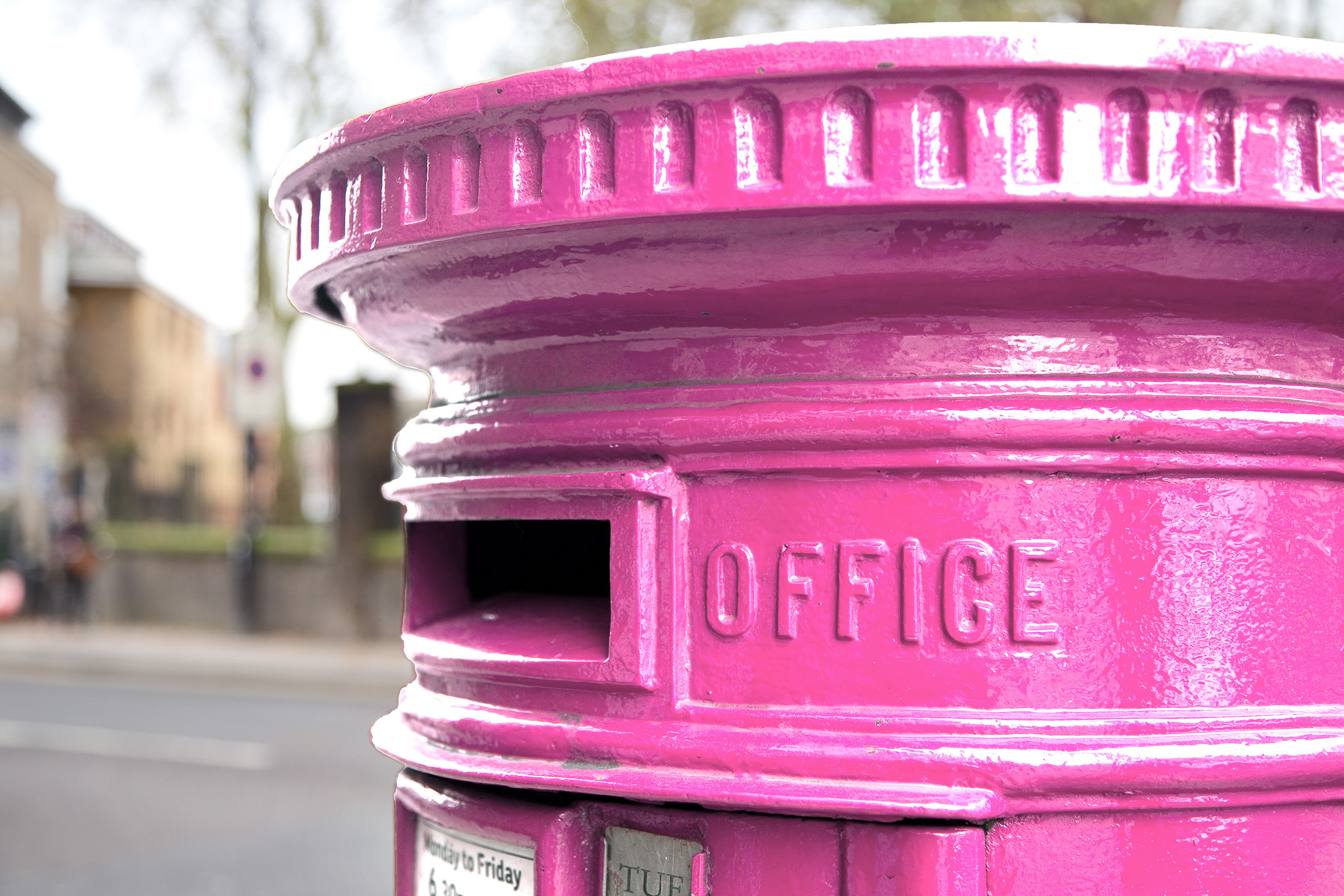 Why have some of London’s iconic red letterboxes suddenly turned pink?