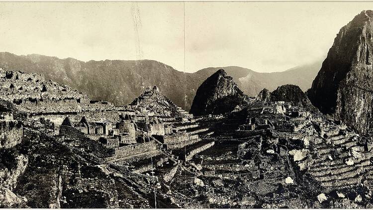 Vista panoràmica de Machu Picchu