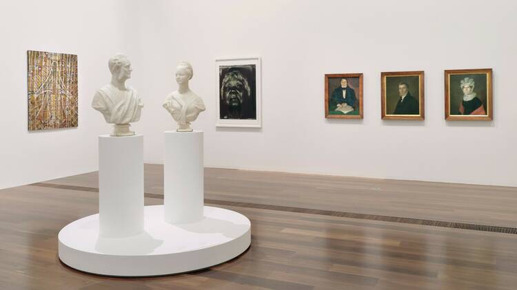 Paintings and sculpture in Who Are You: Australian Portraiture