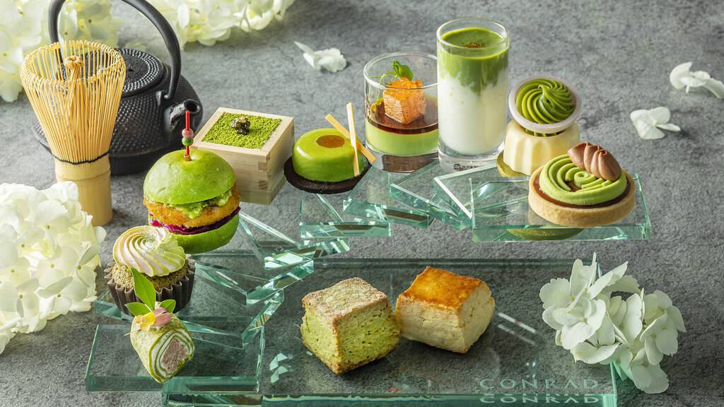 Conrad Tokyo Matcha Elegant Garden Afternoon Tea Restaurants in Tokyo