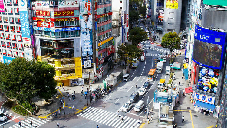 渋谷スクランブル交差点