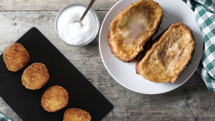 Croquetas de torrija