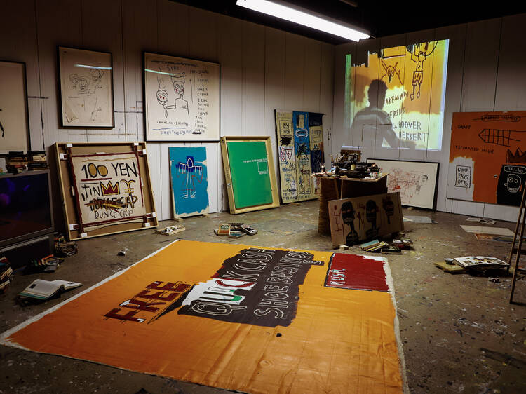 You can step inside a recreation of Basquiat’s studio in this exhibit coming to DTLA
