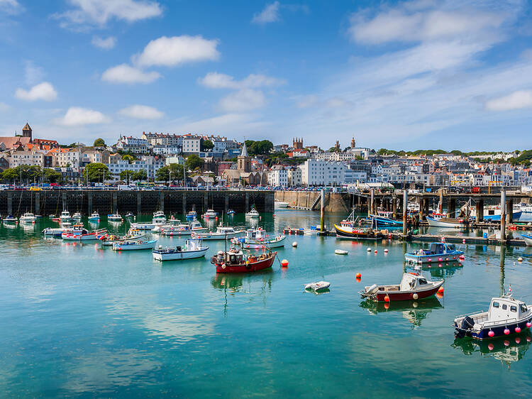 Guernsey by boat