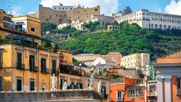Castel Sant Elma watches over Naples