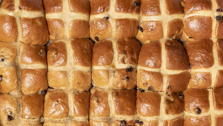 The Baker & The Bottleman hot cross buns