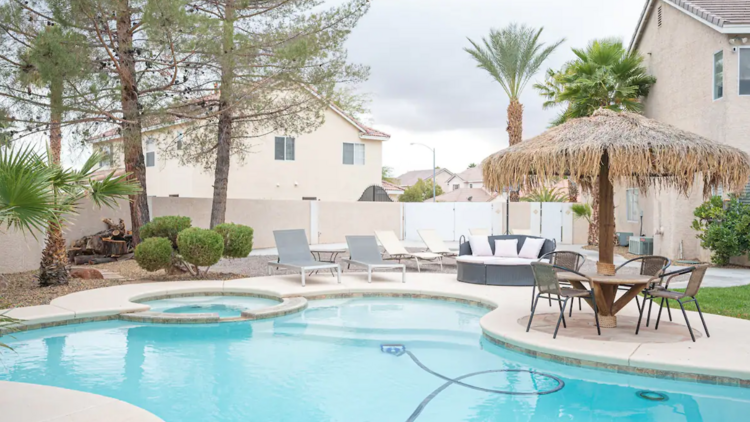 The four bed home with beautiful outdoor space