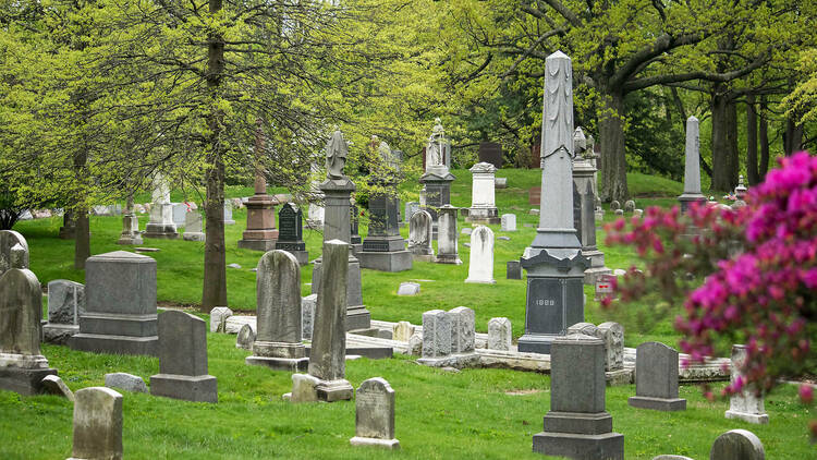 Bask in the greenery at Green-Wood Cemetery