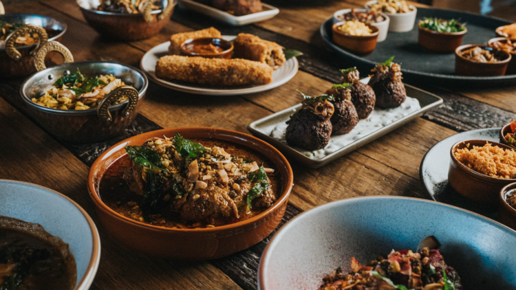 A Sri Lankan banquet