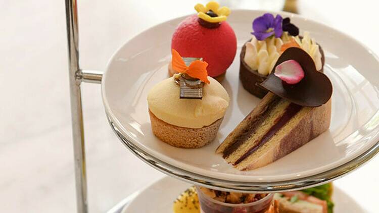 High tea at the Haven Lounge in the Westin, Perth