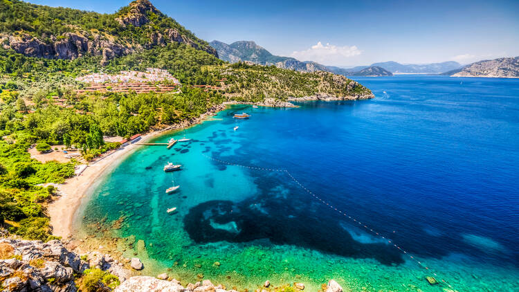 Bahía de Turunc, en Marmaris (Turquía)