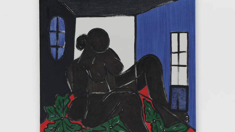 Everlyn Nicodemus, The Wedding 34, 1991, Oil on Canvas. Image courtesy the Artist and Richard Saltoun Gallery