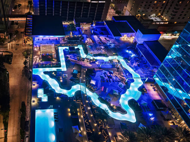 Texas-Shaped Lazy River at Altitude 