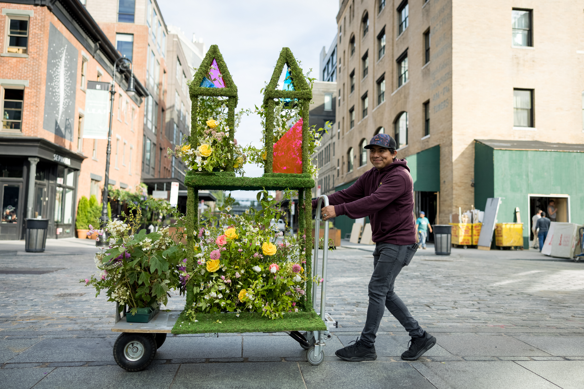 The L.E.A.F Flower Festival returns to NYC's Meatpacking District this  summer