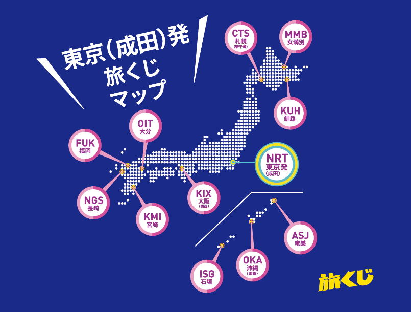 ピーチ航空の格安国内旅行が当たる「ペア旅くじ」、渋谷パルコで開催