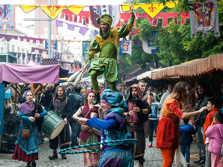 Volver a la gran feria medieval de Madrid