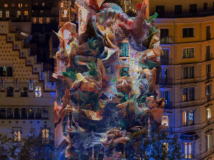 Mapping de la Casa Batlló