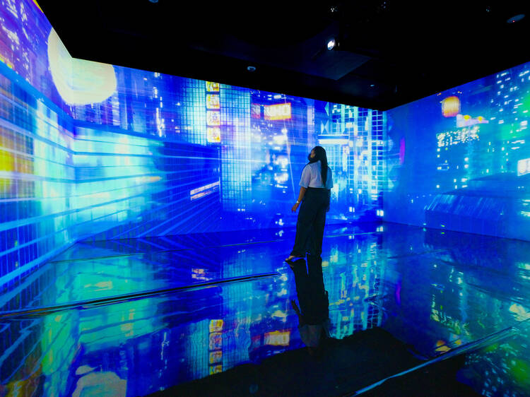 Interact with the digital works at Artechouse