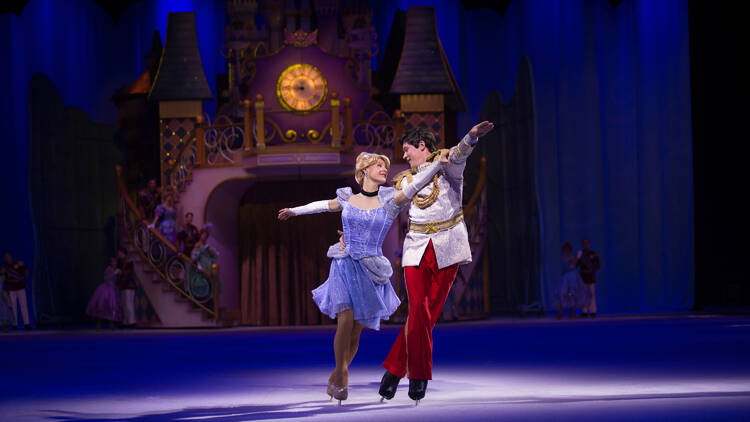 Cinderella and Prince Charming at Disney on Ice.