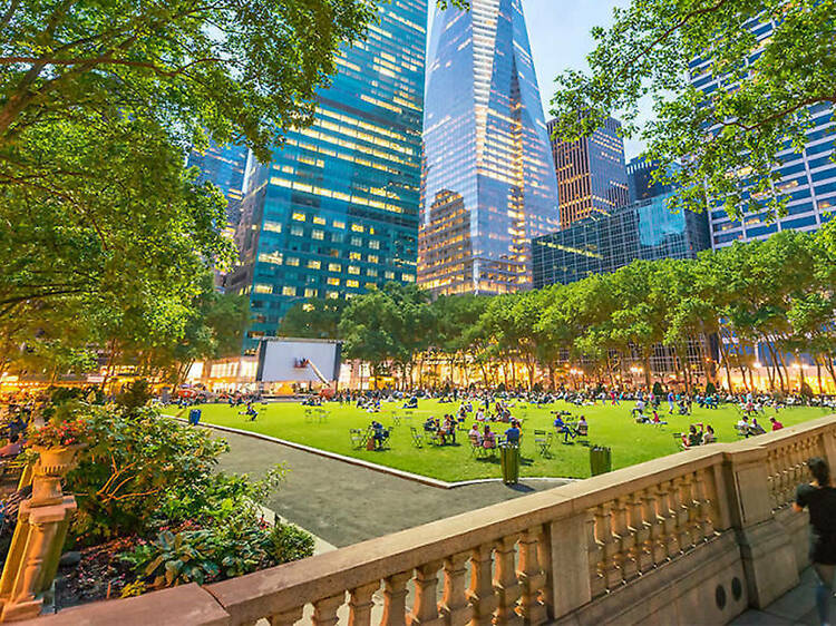 Take advantage of free performances at Bryant Park