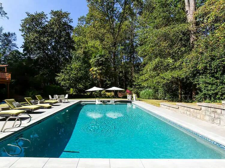 The pool oasis in Atlanta