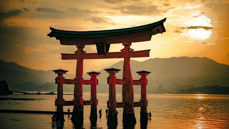 Itsukushima Shrine torii gate