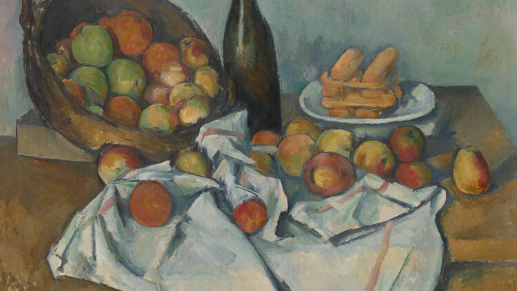  Paul Cezanne. The Basket of Apples, about 1893. The Art Institute of Chicago, Helen Birch Bartlett Memorial Collection.